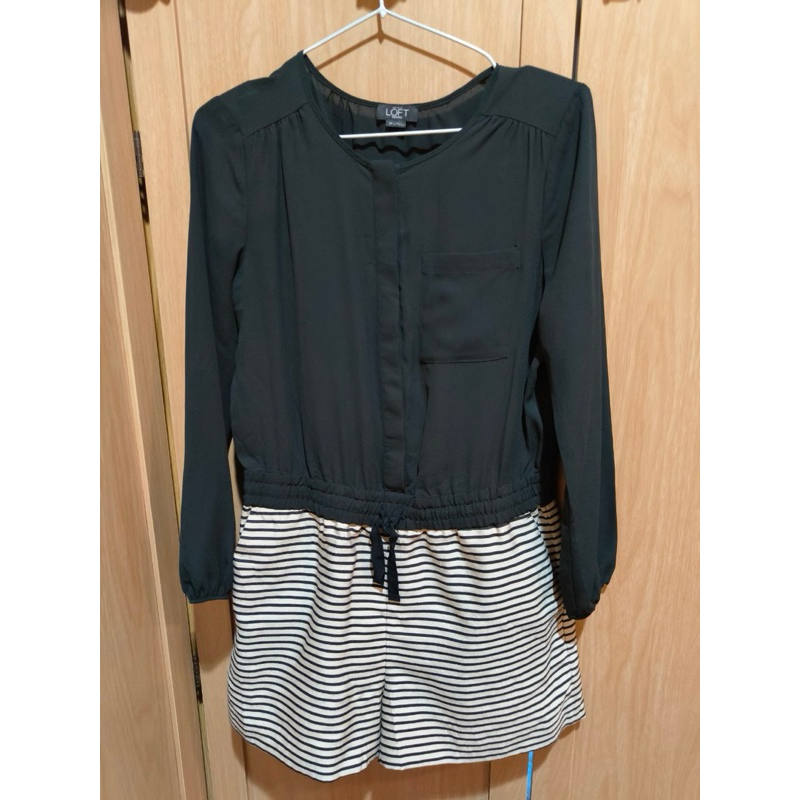 jumpsuit ann taylor loft อก38เอว30-34 สพ39เป้ายาว31ยาว31.5สภาพใหม่กริบไม่มีตำหนิ