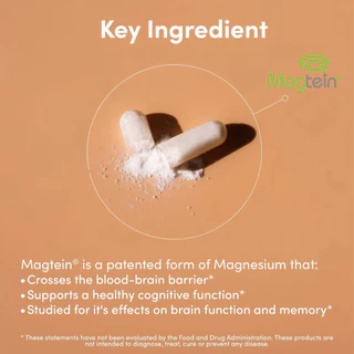 Magnesium L-Threonate by DoubleWood 🌺ช่วยเรื่องการรับรู้ ความจำ ข่วยเรื่องการนอนหลับ🌺