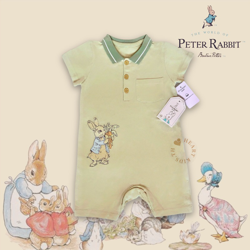 ชุดเด็ก รอมเปอร์ Peter Rabbit 🇬🇧 แบรนด์แท้จากอังกฤษ ชุดเด็กอ่อนเนื้อผ้า Organic Cotton