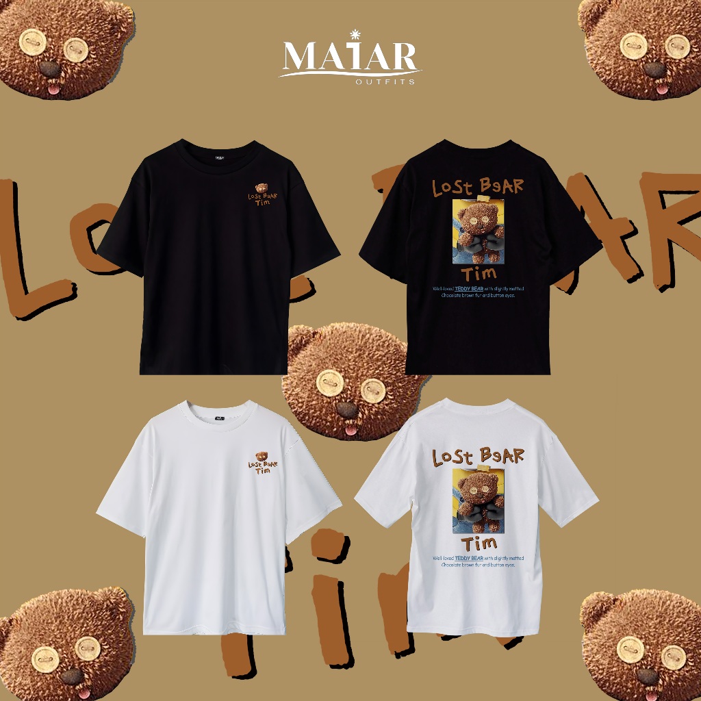 Maiar เสื้อยืดคอกลม โอเวอร์ไซส์ T-Shirt Oversized Unisex 626