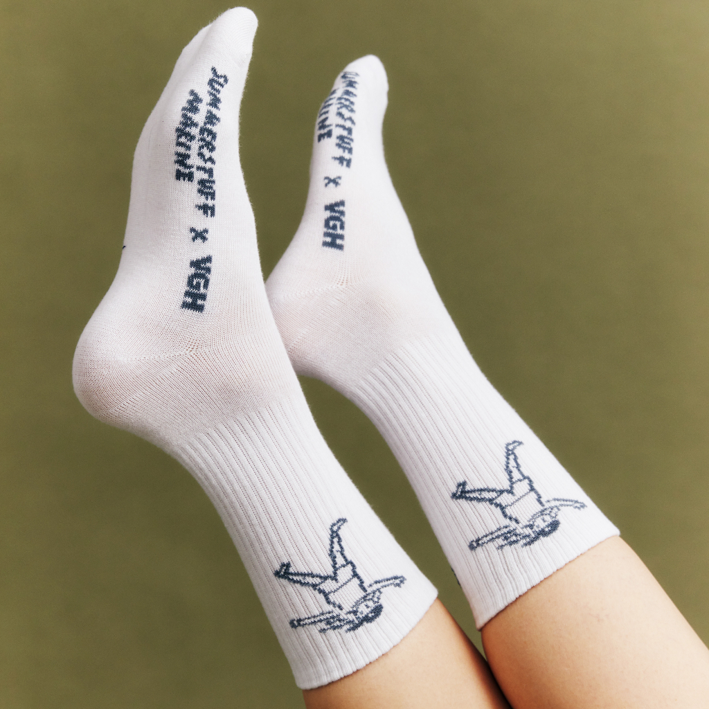 Summerstuff.marine - กลิ่น VGH -WE GOTTA ROLL SOCKS - ถุงเท้าผ้า