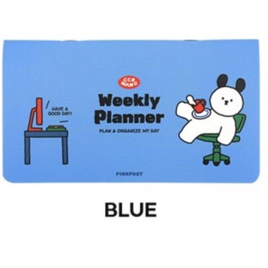 Ccomang Weekly Planner แพลนเนอร์เล่มเล็กสำหรับพกพา