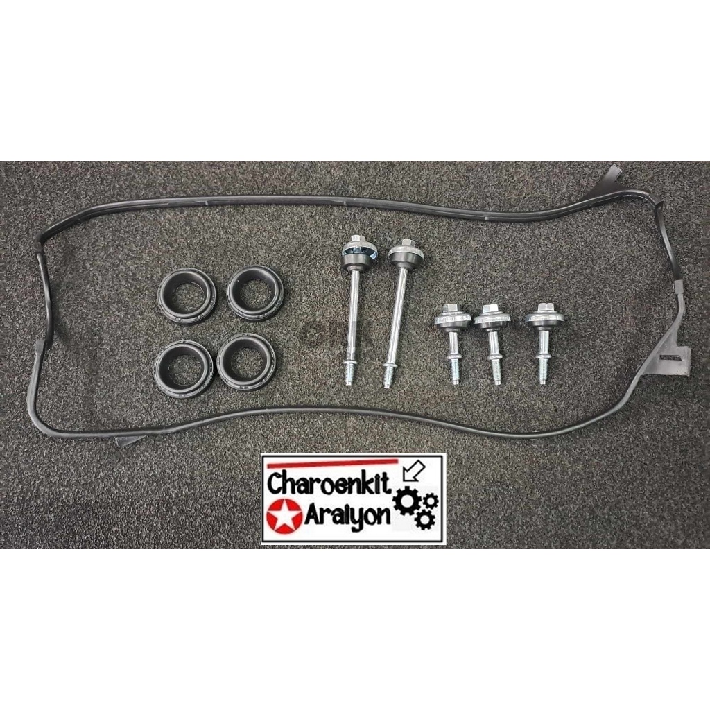 ชุด ยางฝาวาล์ว+ซีลเบ้าหัวเทียน+สกรูฝาวาล์วพร้อมยาง HONDA CIVIC ซีวิค เตารีด D15Z D15B VTEC วีเทค EG 