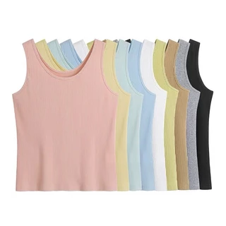 เสื้ิอกล้ามสาวอวบ เสื้อกล้ามผู้หญิง ผ้านิ่ม ยืดได้เยอะ ส่งจากไทย-521