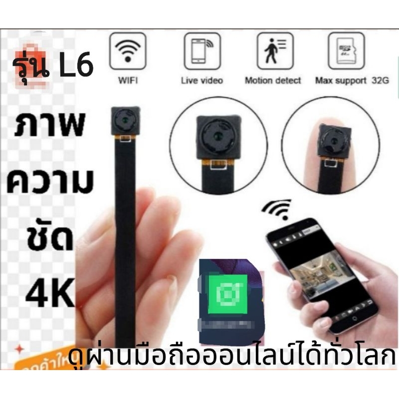 รูแขมกล้องวงจรปิด​ ขนาดเล็ก​ DIY Camera กล้อง​ VDO ชัด​4K