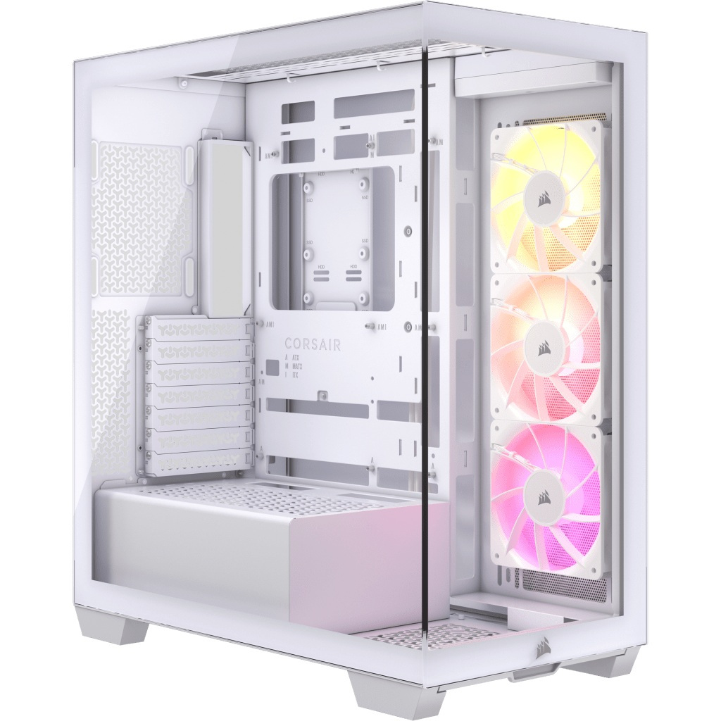Corsair 3500X ARGB Mid-Tower PC Case - White (CC-9011279-WW) (เคสคอมพิวเตอร์)