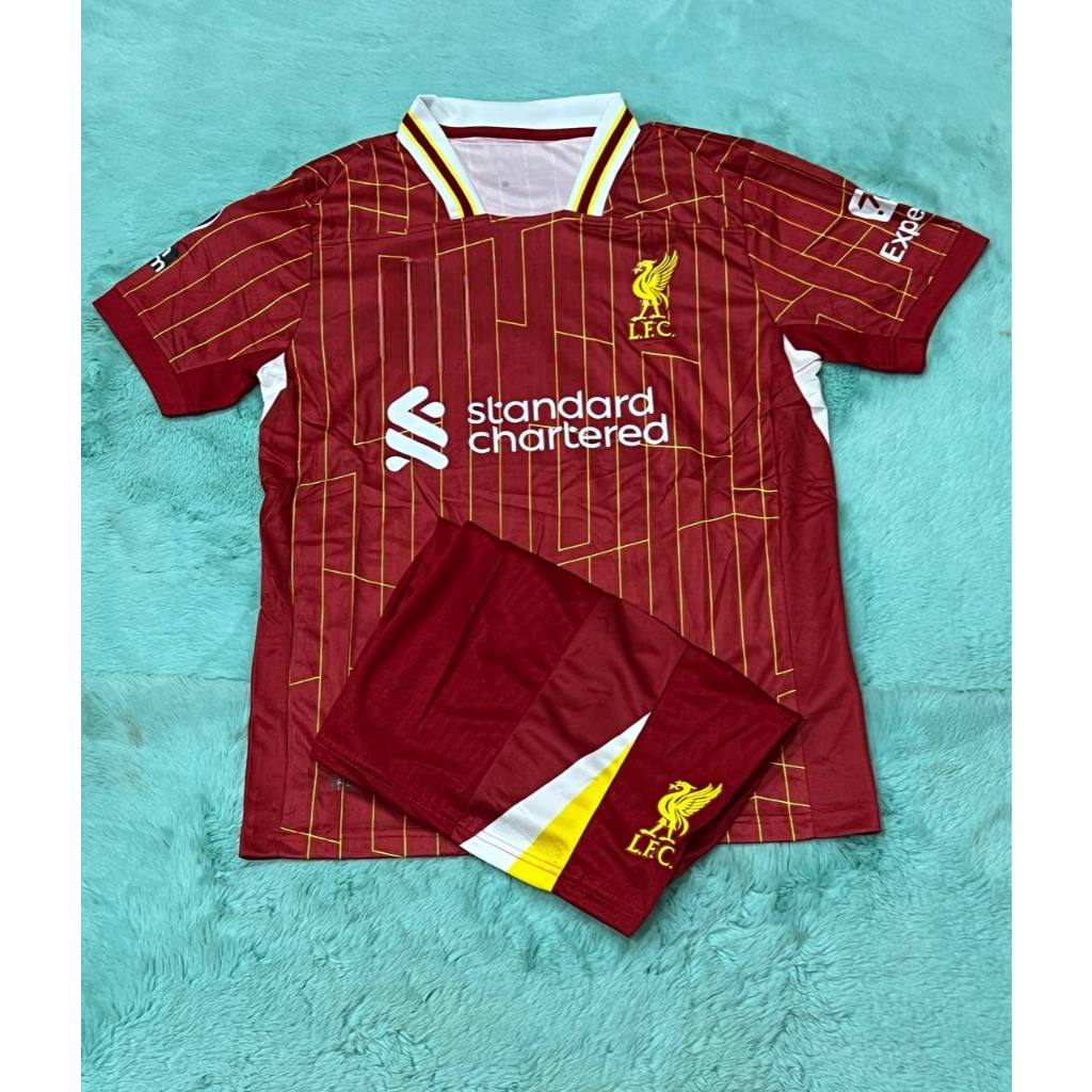 เสื้อกีฬา ชุดฟุตบอล เกรด3A Player version 2024/25 ชุดบอลผู้ใหญ่ เสื้อพร้อมกางเกง