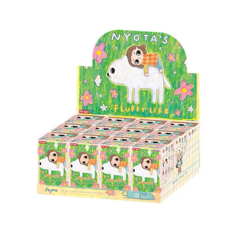 [[Box พรีออเดอร์]] POP MART Nyota's Fluffy Life Series Figures Blind Box🌟พร้อมส่ง🌟