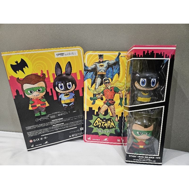 Batman 1966  Batman Labubu & Robin Yaya Artist Mix The Monsters Series Exclusive Kasing Lung รุ่นCla