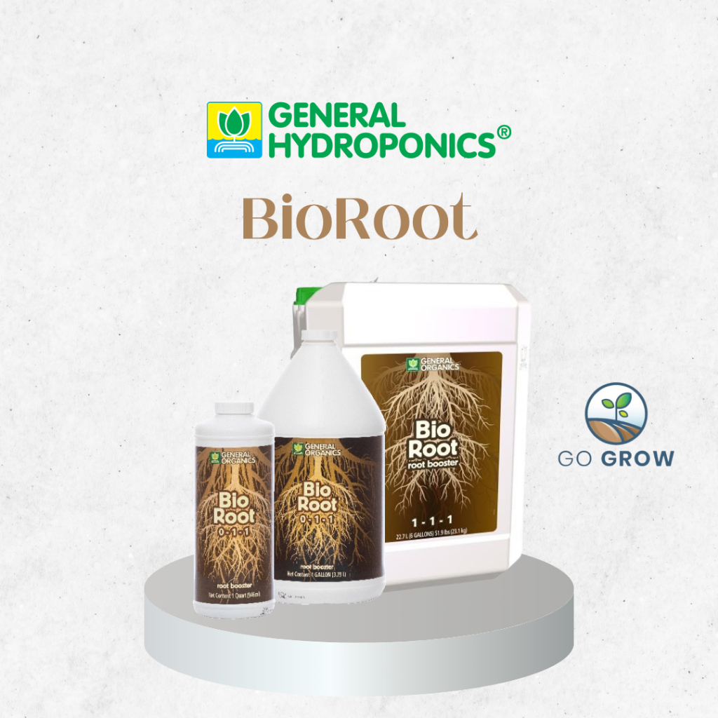 [ขวดแท้] General Hydroponics BioRoot 1L ,4L ปุ๋ยเร่งราก ปุ๋ยออแกนิค เร่งรากแข็งแรงในระยะแรก