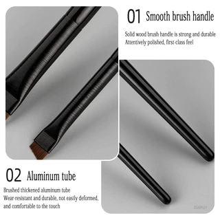 Eyebrown brush แปรงแต่งหน้า เขียนอายไลเนอร์เเละคิ้ว เเบบบางพิเศษ แบบพกพา ทนทาน วัสดุเเข็งแรง