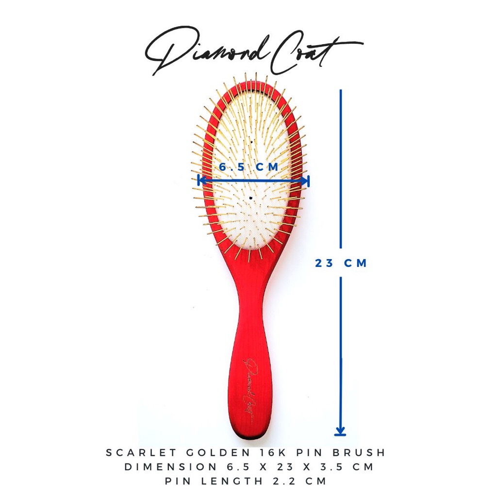 Diamond Coat ชุดเซ็ทแปรงสำหรับสุนัขขนยาวปานกลาง-ยาว แปรงขนละเอียด น้องไม่เจ็บ ลดไฟฟ้าสถิตย์ เซ็ท 2 ชิ้นสุดคุ้ม ราคา ถูกที่สุด ดีลบีเคเค แกลเลอรีภาพที่ 4