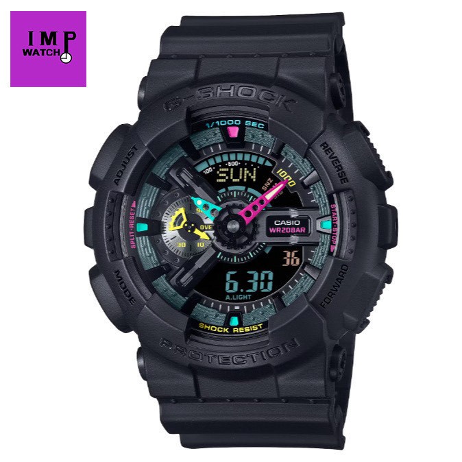 นาฬิกา G-SHOCK รุ่น GA-110MF-1ADR ดำ ของแท้ ประกันCmg 1 ปีรุ่นใหม่ล่าสุด