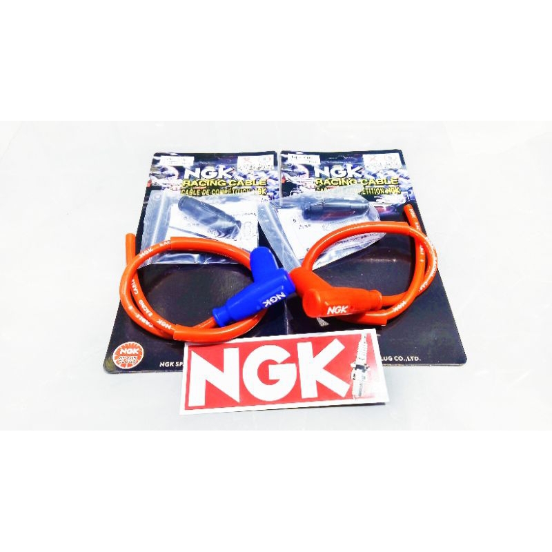 สายหัวเทียน แต่งแท้ NGK 100% ขดลวดใหญ่ ทองแดงหนา  ไฟเดินแรง สะดวกกว่าเดิม ใช้ได้ทุกรุ่น พร้อมอะไหล่ 