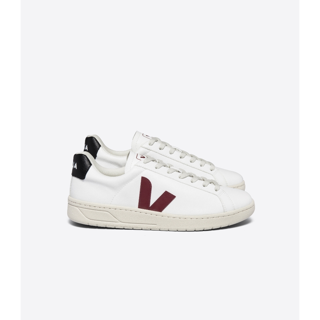 รองเท้าผ้าใบ Veja รุ่น URCA CWL - WHITE MARSALA BLACK (Women/Men) - UC0703148