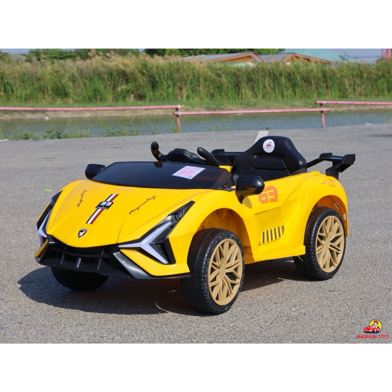 🚗พร้อมส่งด่วนในไทย🚗 รถแบตเตอรี่เด็กนั่งได้ รถเก๋งแลมโบ รถแบตเตอรี่ รถไฟฟ้าเด็กแลมโบกินี่ 2มอเตอร์ MN-2056