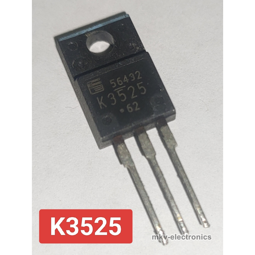 K3525 , 2SK3525 MOSFET N-CHANNEL 6A 600V  สินค้ามือสอง (รหัสสินค้า M03450)