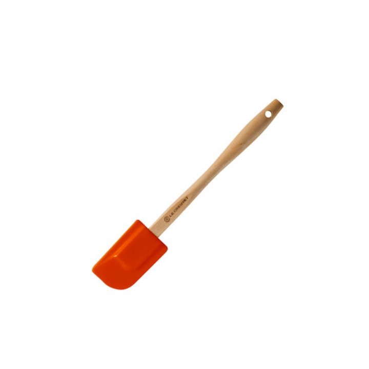 สปาทูล่า ซิลิโคนขนาดใหญ่ สำหรับทำอาหาร สีส้ม Bijou Large Spatula Spoon Flame