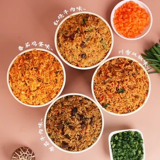 ข้าวยำกึ่งสำเร็จรูป 8นาที สะดวก ง่าย อร่อย110g 免煮拌饭冲泡米饭