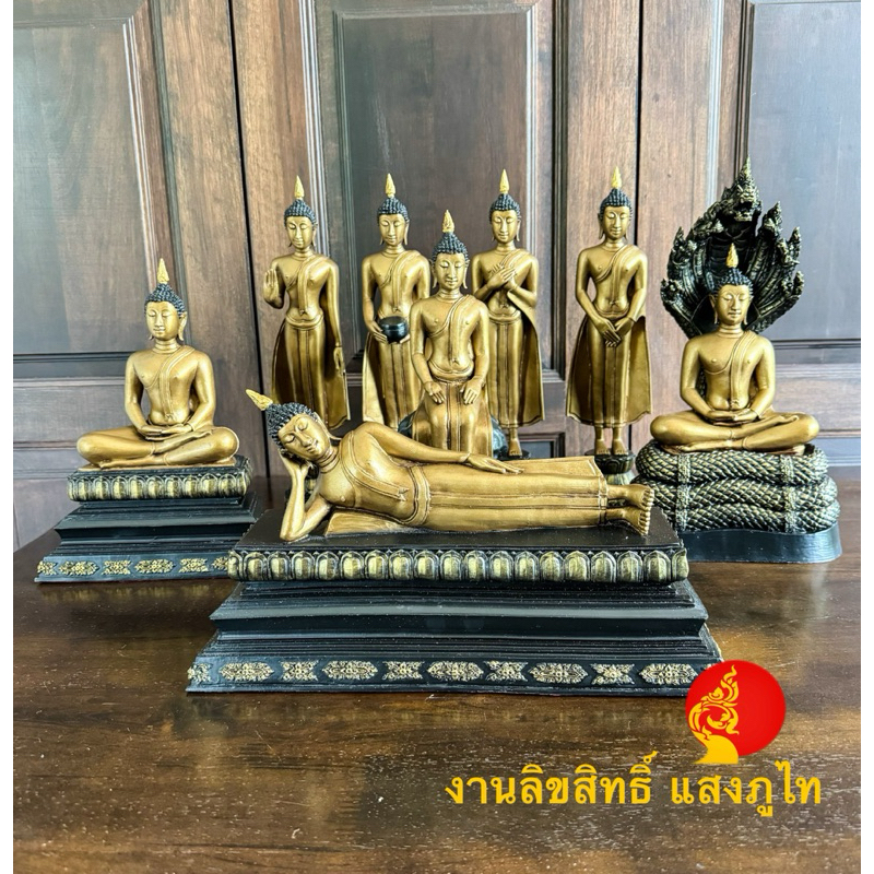 พระประจำวัน หน้าตัก 5 นิ้ว สีสไตล์แอนทีค พระประจำวันเกิด