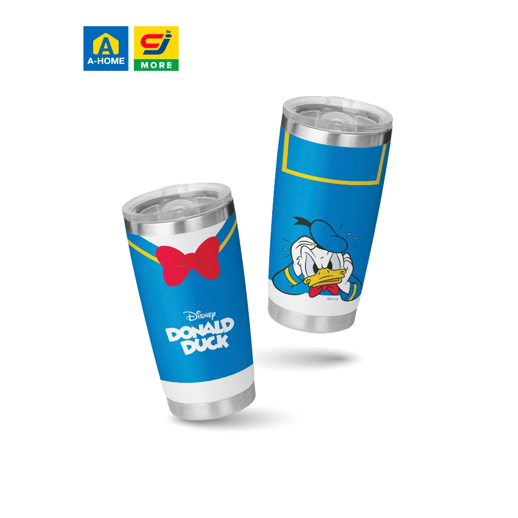 UNO แก้วน้ำเก็บความเย็น สแตนเลส ขนาด 18 oz  Disney Donald Duck  ลิขสิทธิ์แท้