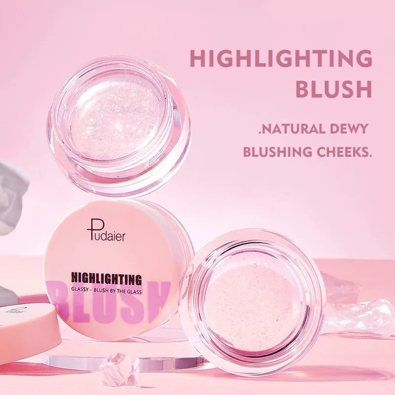M448 Pudaier บลัชออน เปลี่ยนสีตามอุณหภูมิ ทาแก้ม ทาปาก สีสวย ติดทน กันน้ำ