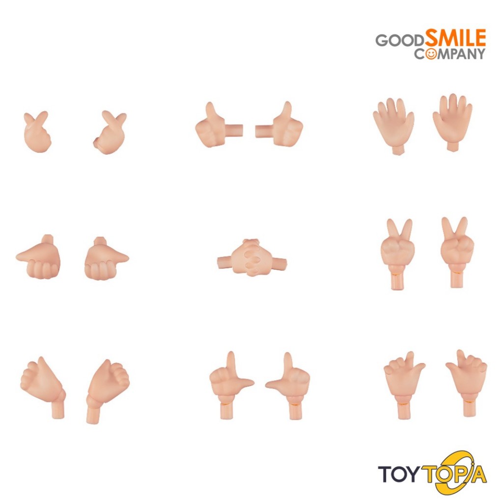 (126558) Nendoroid Doll: Hand Parts Set 02 (Peach) By Good Smile Company