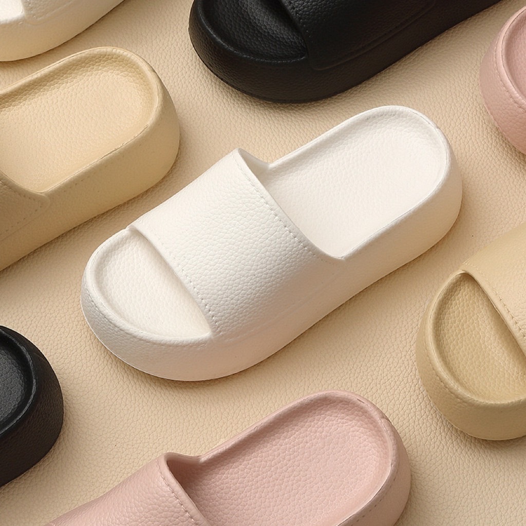 N04 รองเท้าแฟชั่นผู้หญิง ความสูง 4 ซม. วัสดุยาง pvc แข็งแรงทนทาน  พื้นนุ่มนิ่ม ใส่บายเท้ามากๆ รองเท้าราคาถูก ราคาขายส่ง