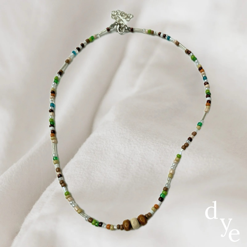 สร้อยคอลูกปัด handmade dy dye._official