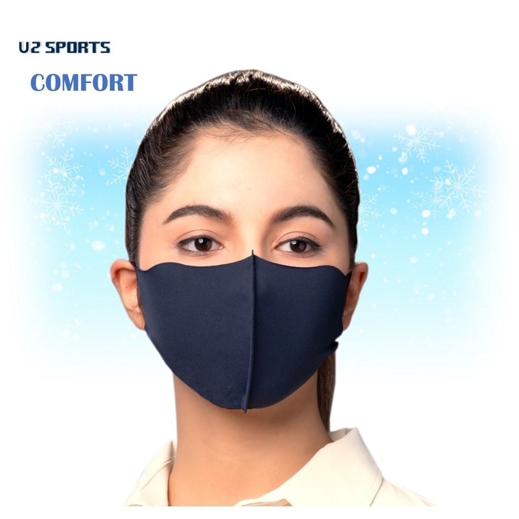 U2SPORTS Comfort Mask หน้ากากผ้ากันแดด แบบปิดปากและจมูก unisex