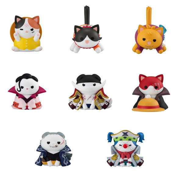 ( PRE-ORDER) MEGA CAT PROJECT ONE PIECE NYAN PIECE NYAN! Luffy & Summit War Arc 8Pack BOX ของแท้