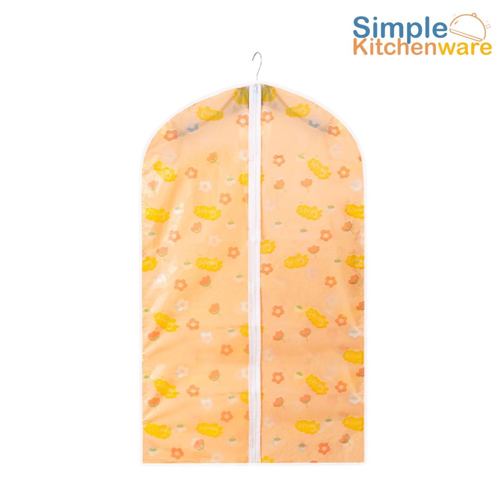 ถุงคลุมเสื้อ ถุงใส่สูท clothing cover bag ช่วยป้องกันฝุ่น มีซิปใช้งานง่าย Simple Kitchenware
