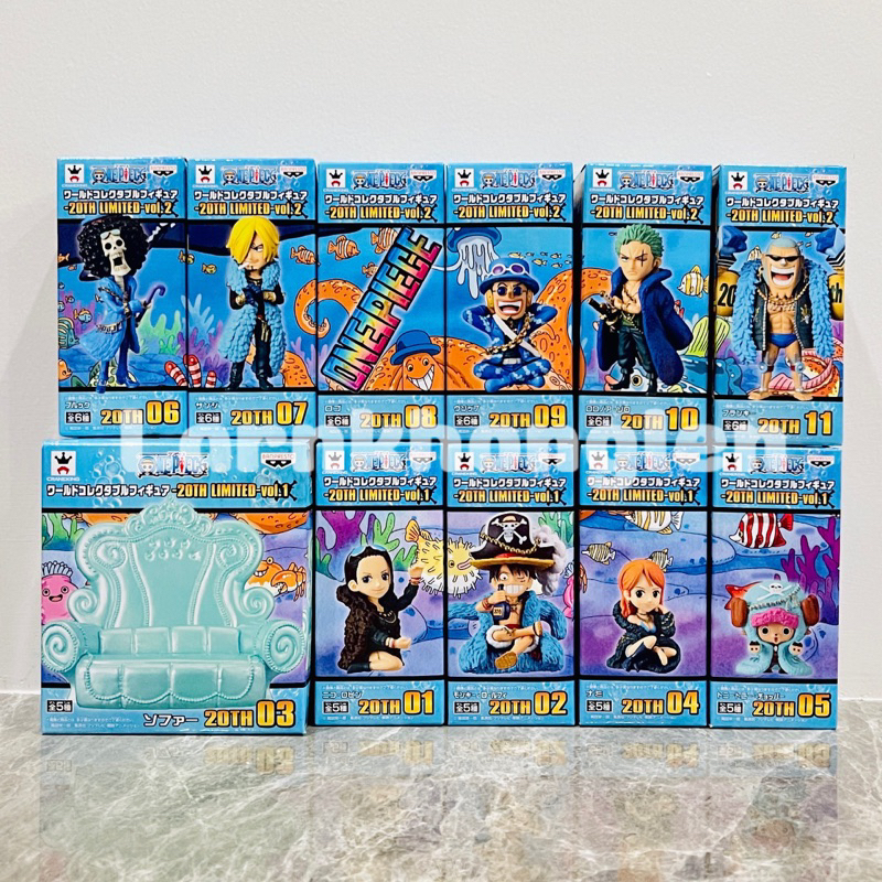 ✅พร้อมส่ง(ของแท้💯Lot.jp🇯🇵)หายาก🔥WCF One Piece 20th Anniversary Limited - ครบรอบ 20 ปีวันพีช กลุ่มหมว