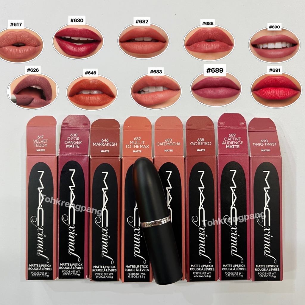 พร้อมส่ง M·A·CXIMAL SILKY MATTE LIPSTICK ขนาด 3.5 g. - #683 Cafe Mocha