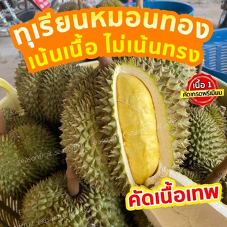 ค่าส่งถูกที่สุดร้านช่วยจ่าย ยอดขายเยอะที่สุดทุเรียนหมอนทอง คัดเนื้อเทพไม่เน้นทรง เนื้อเหลือง เนื้อตลาดที่คนไทยกิน