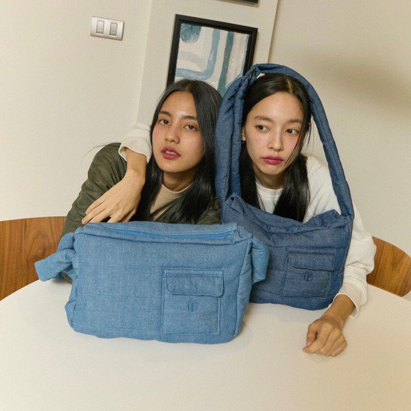Cloudy Denim Bag By Grandfather