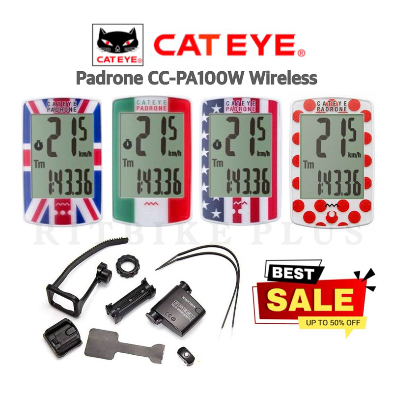 (โค๊ดส่วนลด) ไมล์จักรยาน CATEYE รุ่น PADRONE & รุ่น VELO WIRELESS & รุ่น QUICK 7 Functions (สินค้าบริษัท)