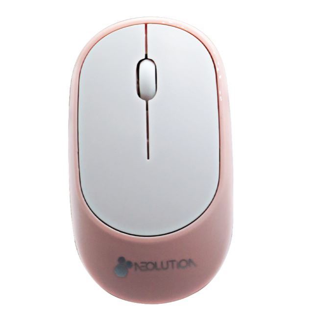 WIRELESS MOUSE (เมาส์ไร้สาย) NEOLUTION CUBE (PINK)