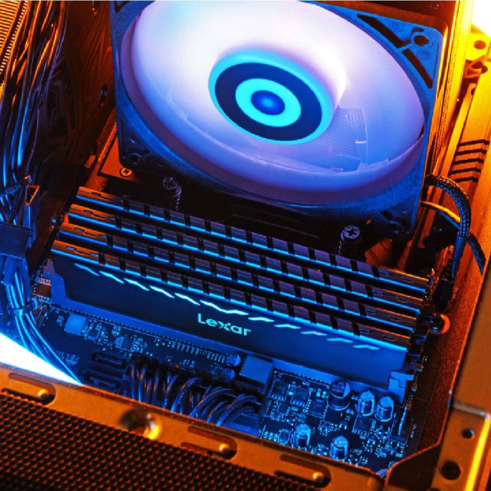 แรมพีซี LEXAR THOR 16GB (16GBX1) DDR4/3200MHZ CL16 U-DIMM HEATSINK (LD4BU016G-R3200GSXG)_4