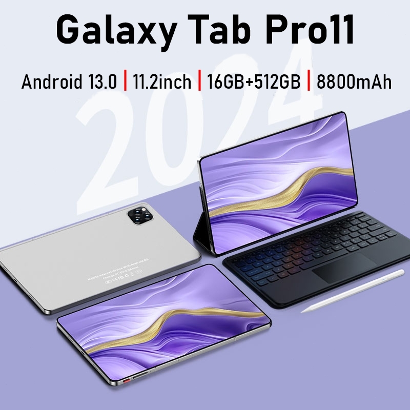 VIV0 2024 แท็บเล็ต PRO11 สเปคแท้100% Tablet 12inch 5G แท็บเล็ต รองรับ2ซิม WiFi แกะ16GB รอม512GB แท็บเล็ตราคาถูก COD