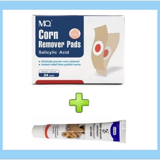 แถมฟรี!ครีมสลายหูดตาปลา MQ พลาสเตอร์หูด ตาปลา 24ชิ้น/กล่อง Corn Plaster Removel