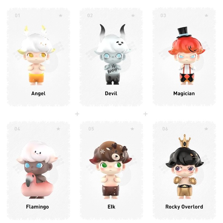 (สินค้าใหม่ ขายขาดทุนเลิกกิจการ ใช้ส่วนลดได้ แท้100%)DIMOO Retro Series  กล่องจุ่ม ลุ้นSecret