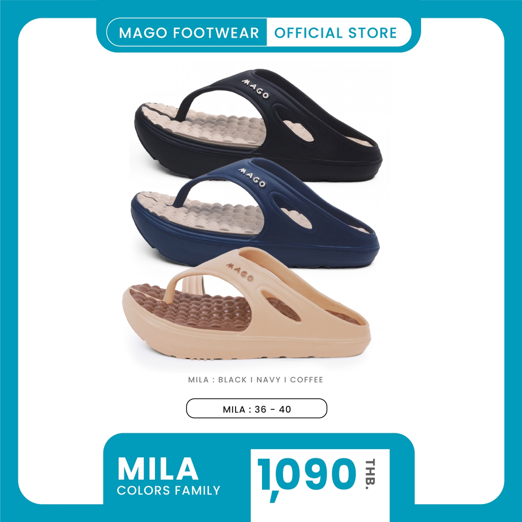 MAGO FOOTWEAR " รองเท้าดูแลสุขภาพMago สำหรับคุณผู้หญิง รุ่น Mila "