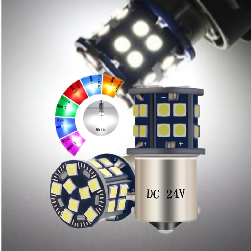 ไฟเลี้ยวแฟลช กระพริบเร็ว รถบรรทุกใส่ได้ทุกรุ่น มีให้เลือกหลายสีขั้ว1จุดบิดตรง 24V. รถบรรทุกแต่ง - รูปที่ 6