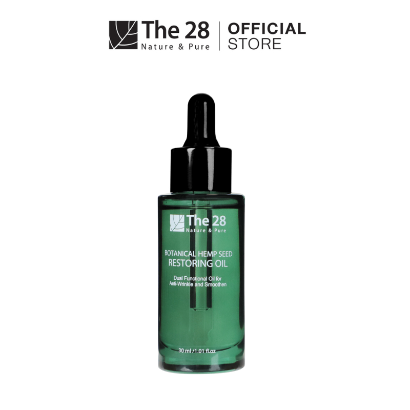 The28 Botanical Oil 30 ml เซรั่มออยเพิ่มความชุ่มชื้น ปริมาณในขวด 80-90%
