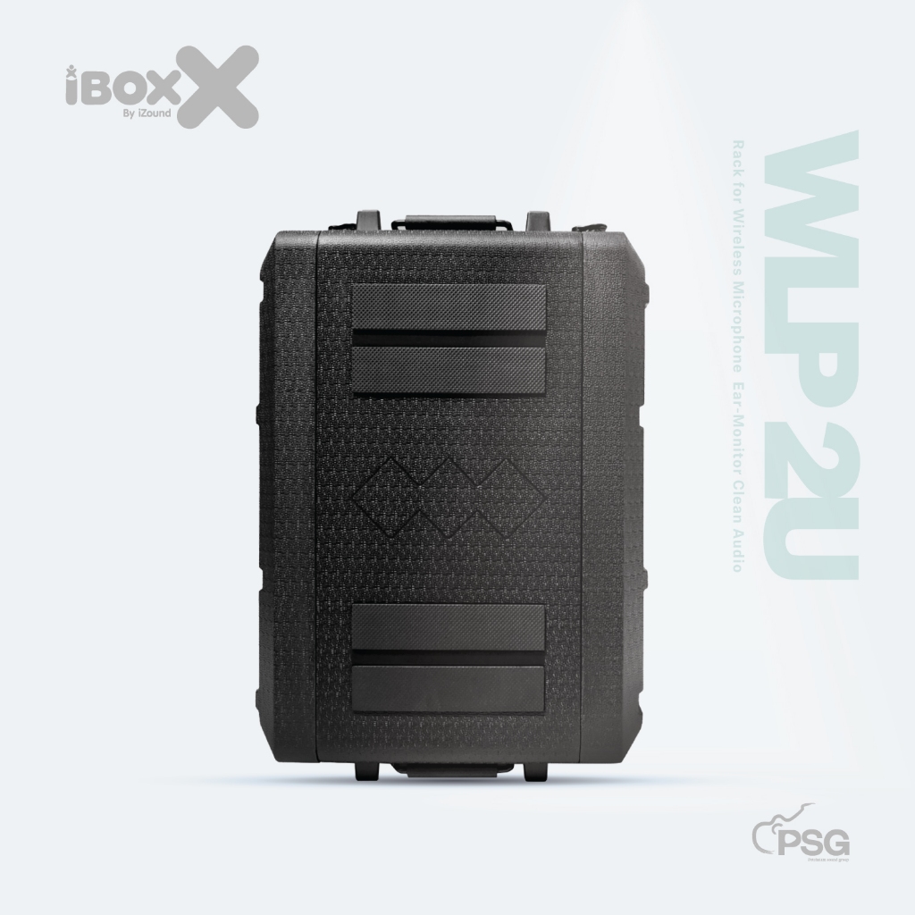 IBOXX : WLP 2-U Rack for Wireless Microphone Ear-Monitor Clean Audio  ( รุ่นใหม่ )