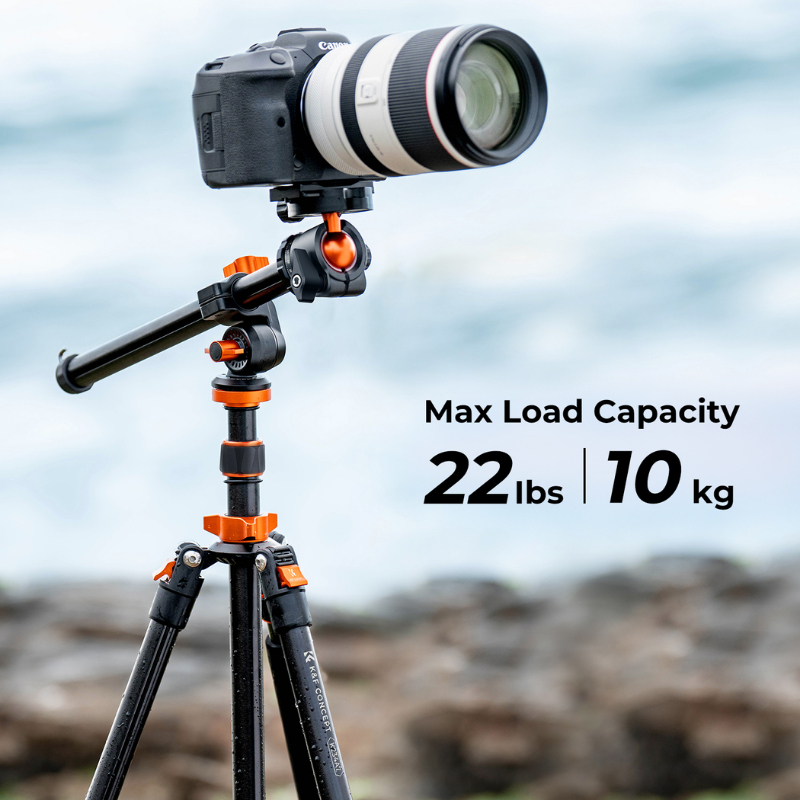 ขาตั้งกล้อง K&F O234A7+BH-28L Aluminum Tripod with Monopod Kit (KF09.087V6)