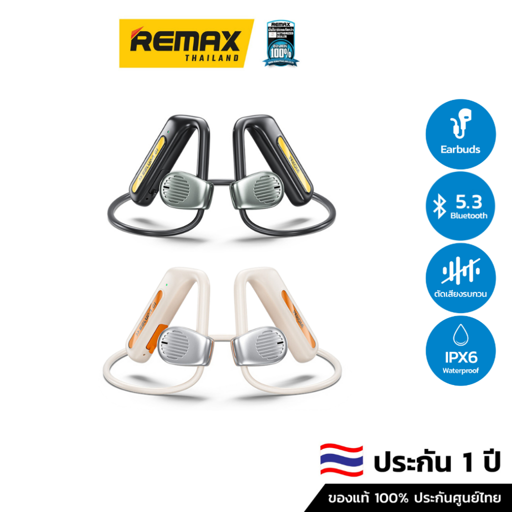 Wekome Smalltalk Bluetooth G1 - หูฟังแบบเปิดหู ไร้สาย รูปแบบearbud บลูทูธ กันเหงื่อ เหมาะสำหรับเล่นกีฬา