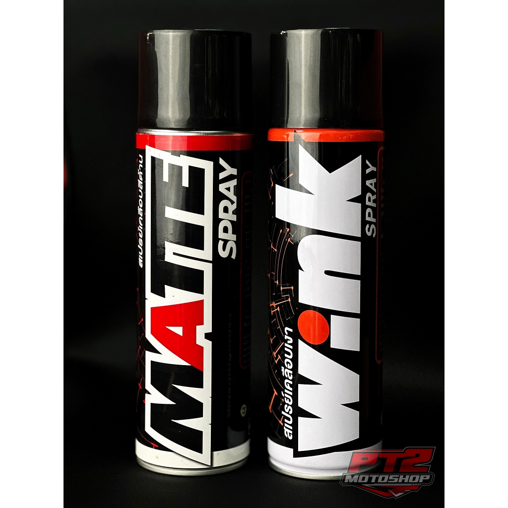 สเปรย์เคลือบสีเงา Wink Spray/สเปรย์เคลือบสีด้าน MATTE Spray ขนาด 600 ml. จำนวน 1 กระป๋อง