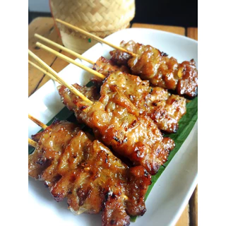ซอสหมักหมูปิ้งโบราณ น้ำหมักหมูปิ้งโบราณ ซอสหมักสำเร็รูป สะดวกง่ายโดยโรงเรียนสอนทำอาหารบ้านอาจารย์ลักษณ์